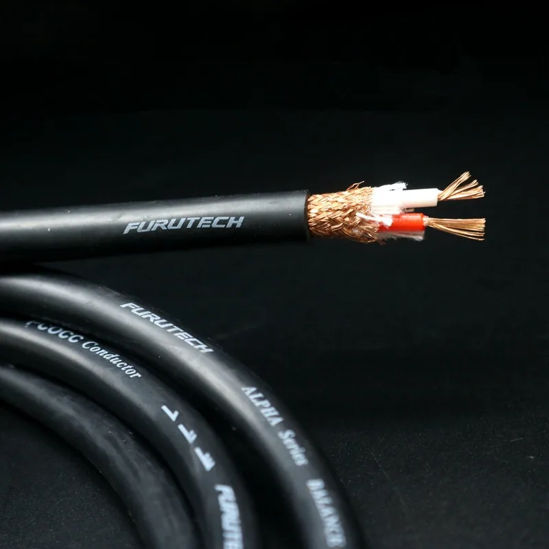 FURUTECH μ p2.1 OCC fever grade двойной аудиокабель lotus аудио усилитель мощности CD трубный от