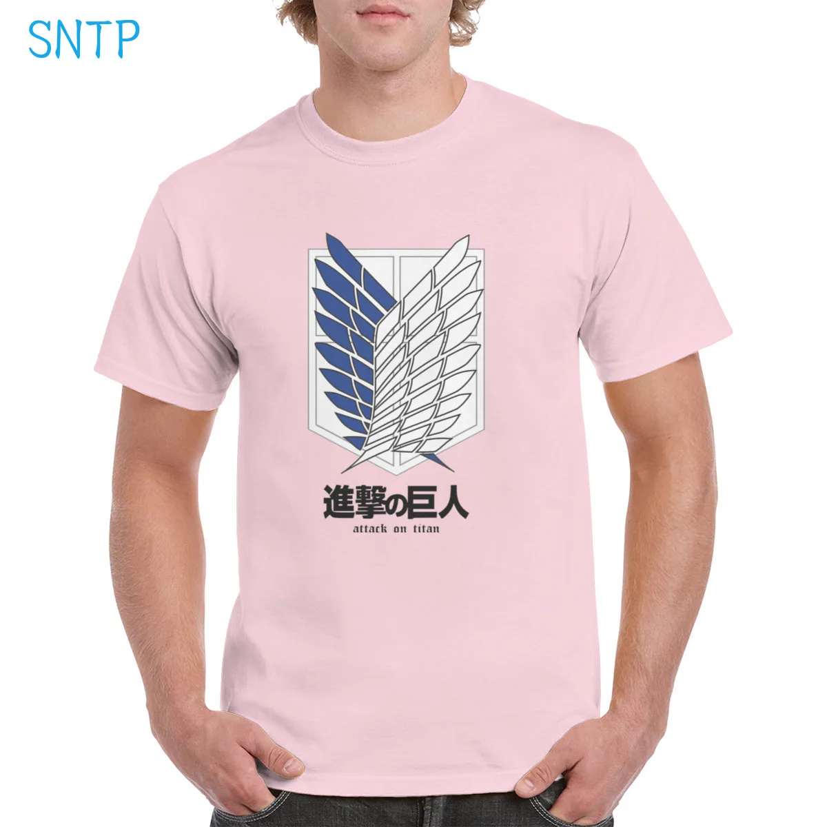 

Attack on titan Logo Anime t shirt Unisex Harajuku Shingeki no kyojin Top SNK graphic Cotton Oversized Tee Female/Man