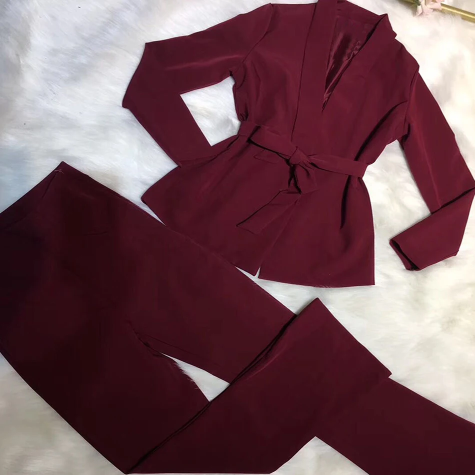 Модный повседневный женский костюм с длинным рукавом Сексапильный кардиган на