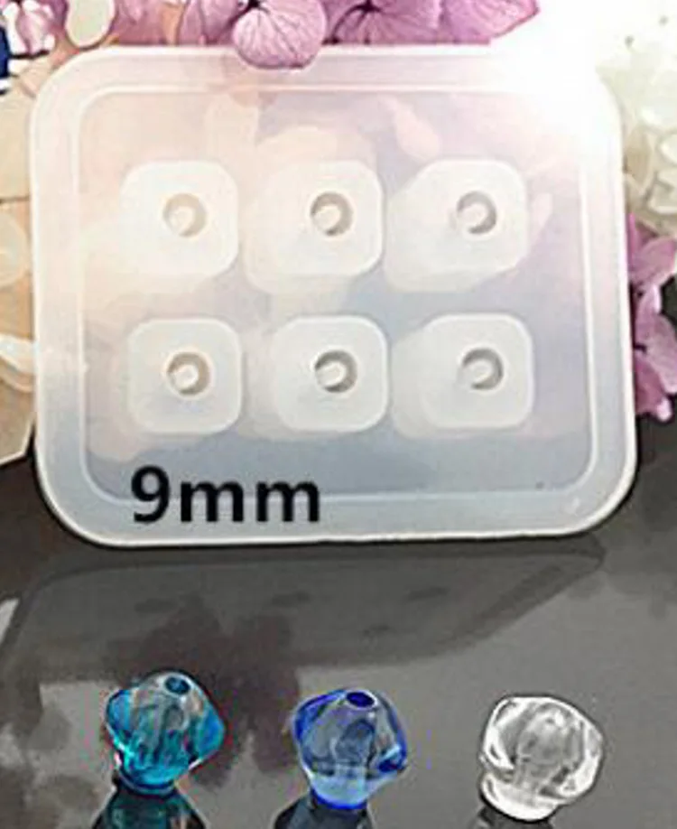 Новый Прозрачный Прямоугольный силиконовый зеркальный квадратный шар с 6