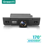 GreenYi 1080P HD 170  Автомобильная камера заднего вида для Hyundai Elantra Tucson ночного видения обратный реверсивный 4-контактный автомобильная парковка AHD