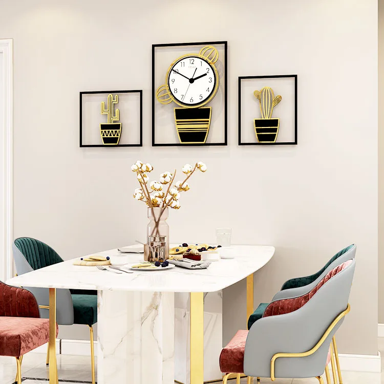 

Metal Vintage Wall Clock Set European Style Retro Modern Unique Wall Clocks Digital Reloj Pared Decorativo Home Watch QAB50WC