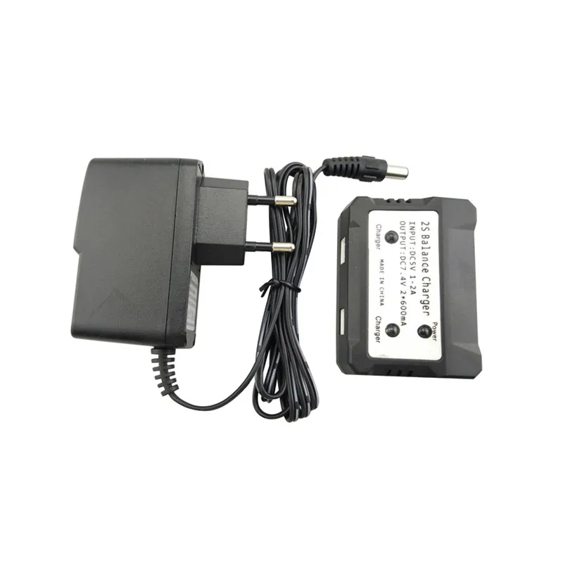 Литиевая батарея 7 4 V 1100mAh с зарядным устройством 2 в 1 для WLtoys A949 A959 A969 A979 S989 V912 T912 T23
