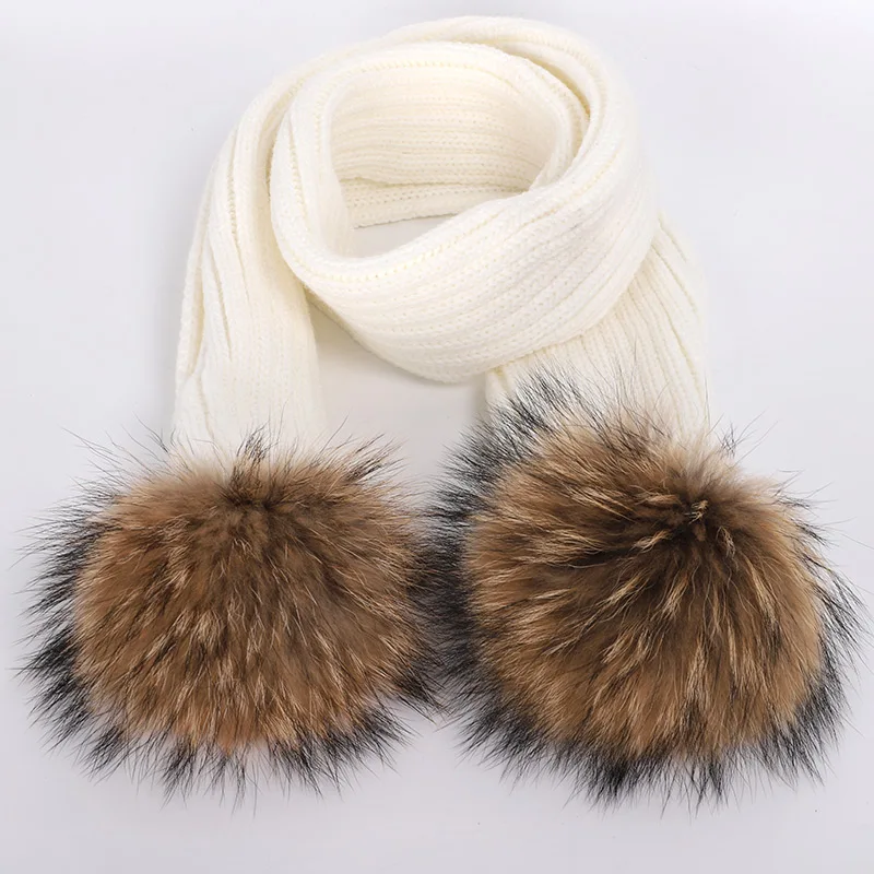 Детская шапка с помпоном из натурального меха на возраст 1 11 лет|Шапки для