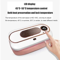 usb baby wipes heater thermal warm wet towel dispenser napkin heating box cover thermostatic wet wipes heating box foldable