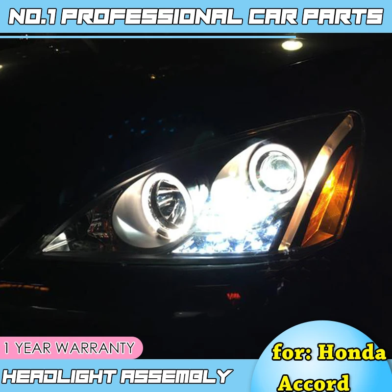 Автомобильные аксессуары фары-для Honda Accord 2003-2007 светодиодные фары DRL HID Ксеноновые
