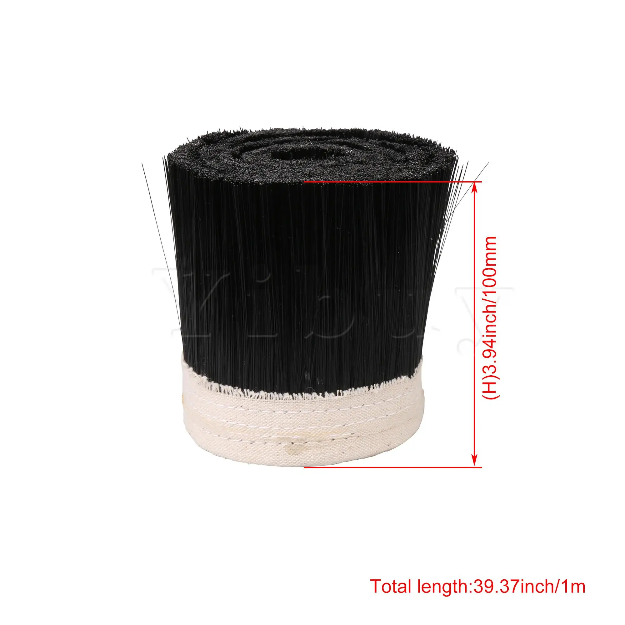 

Sturdy Durable Engraving Machine Plastic Nylon Canvas Brush Black 90MM