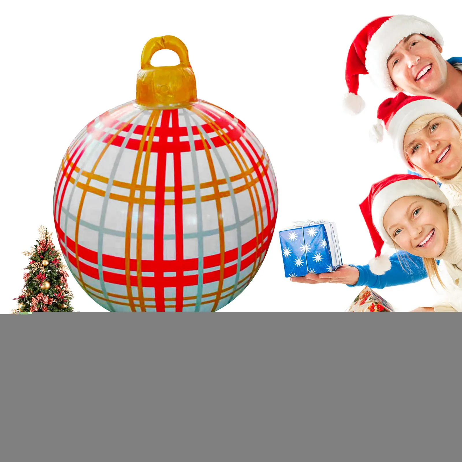 Рождественские шары 60 см рождественские украшения гигантский уличный