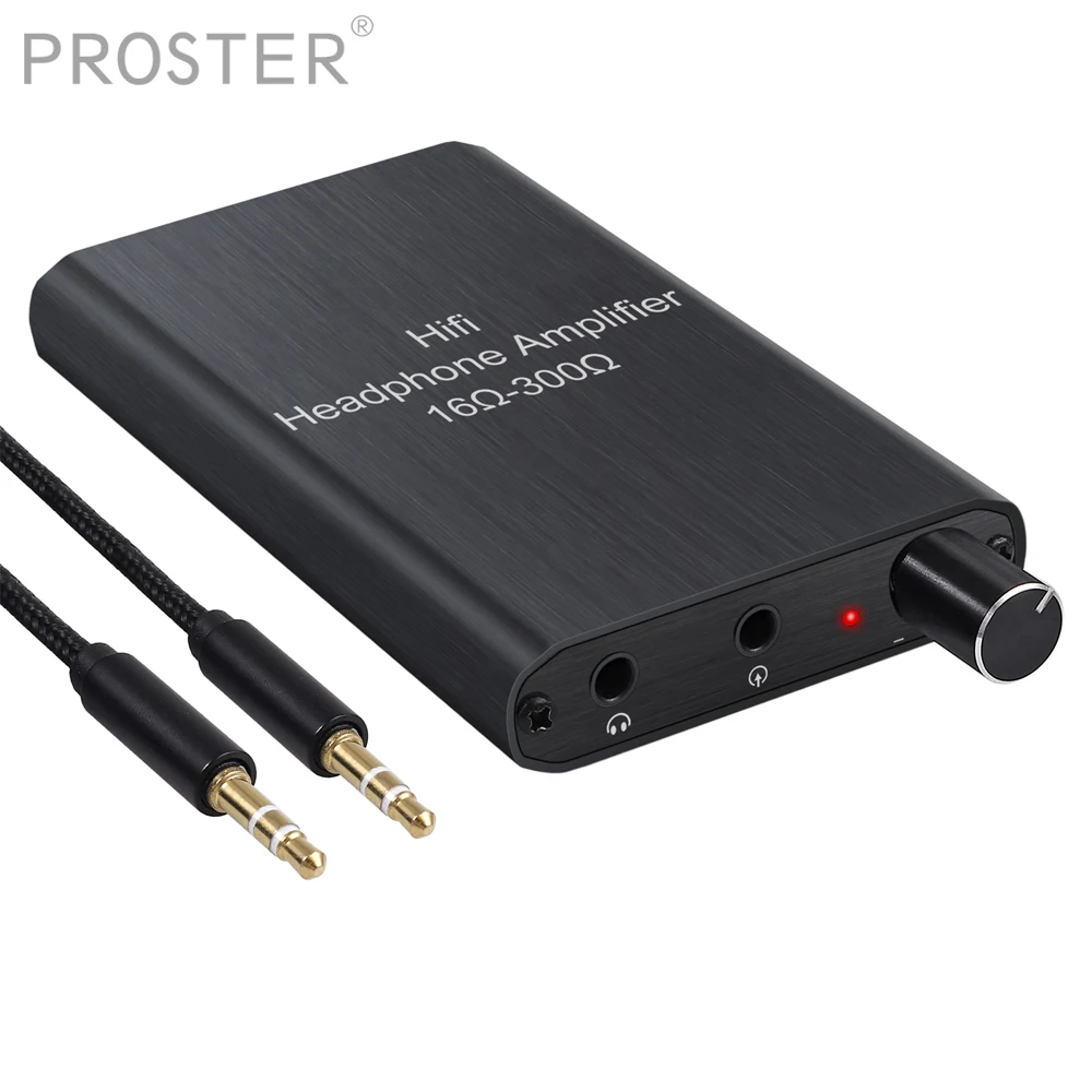 Прозора 16 300Ω Hi Fi усилитель для наушников 3 5 мм AUX вход выход портативный MP3