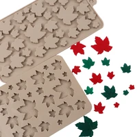 maple leaf silicone candle mold cake handmade glue wax diy leaves creative moulds baking tools