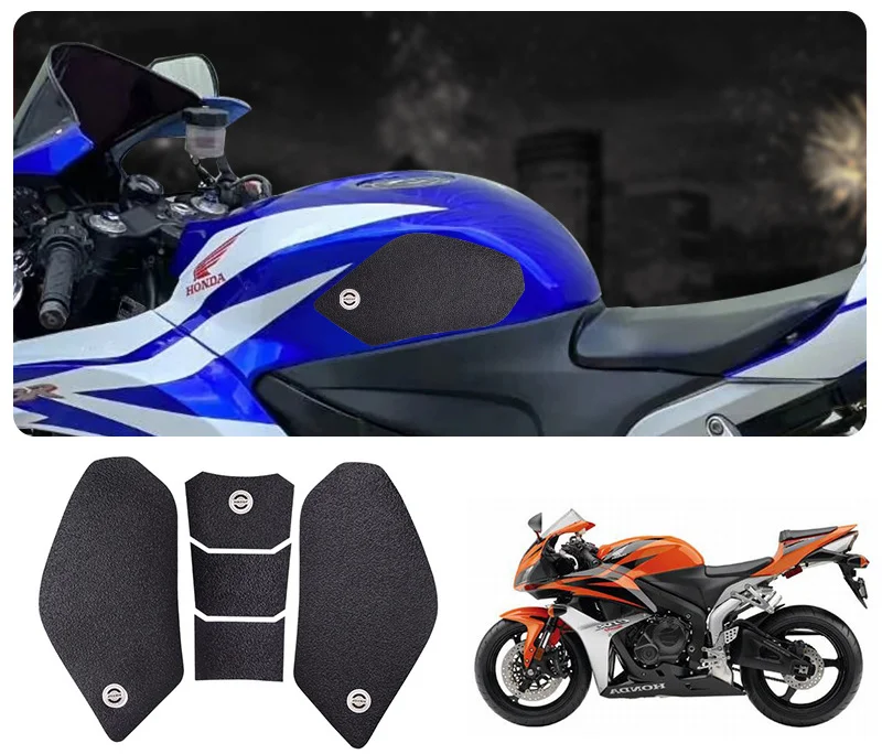 

Motorcycle Modified Fuel Tank Paste Fishbone Anti-skid Protection Side for Honda Cbr600rr 07-12