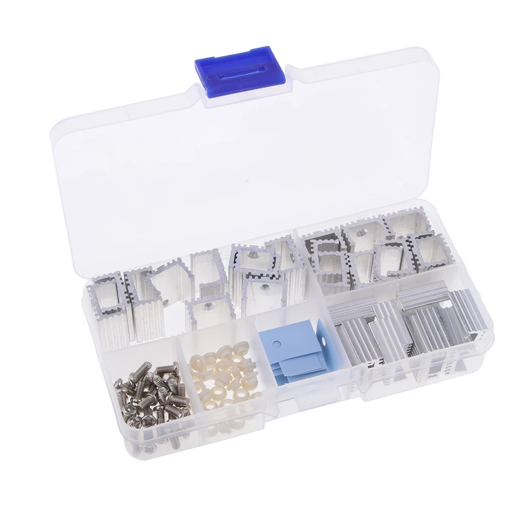 1Pack Aluminum Heatsink Radiator Module U-shaped design for TO220 Transistor | Компьютеры и офис