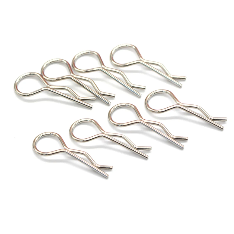 8 шт. Клипсы из нержавеющей стали для гонки Redcat HPI Himoto HSP 02053 1/10 1/16|body clips|rc car shellrc body