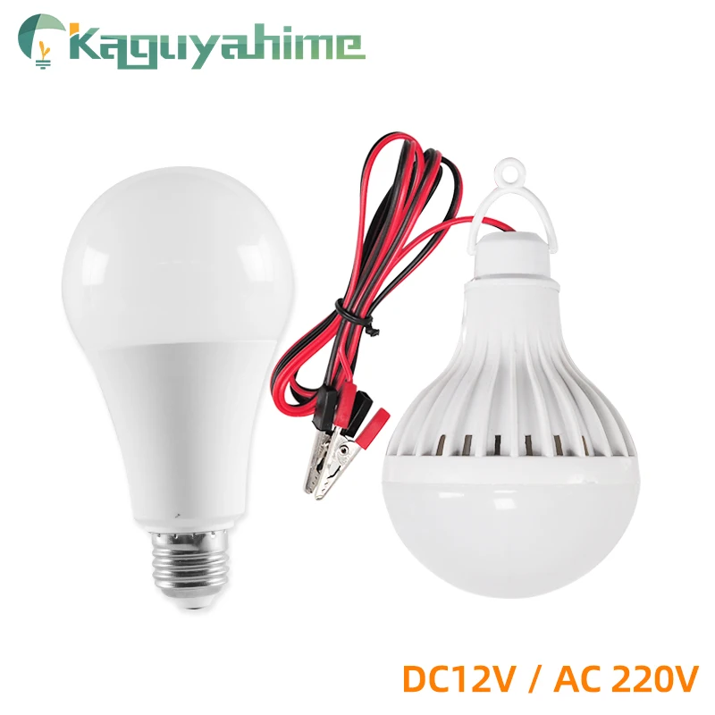 Портативная Светодиодная лампа Kaguyhime 12 В с зажимом/220 E27 кольцевая Подвесная