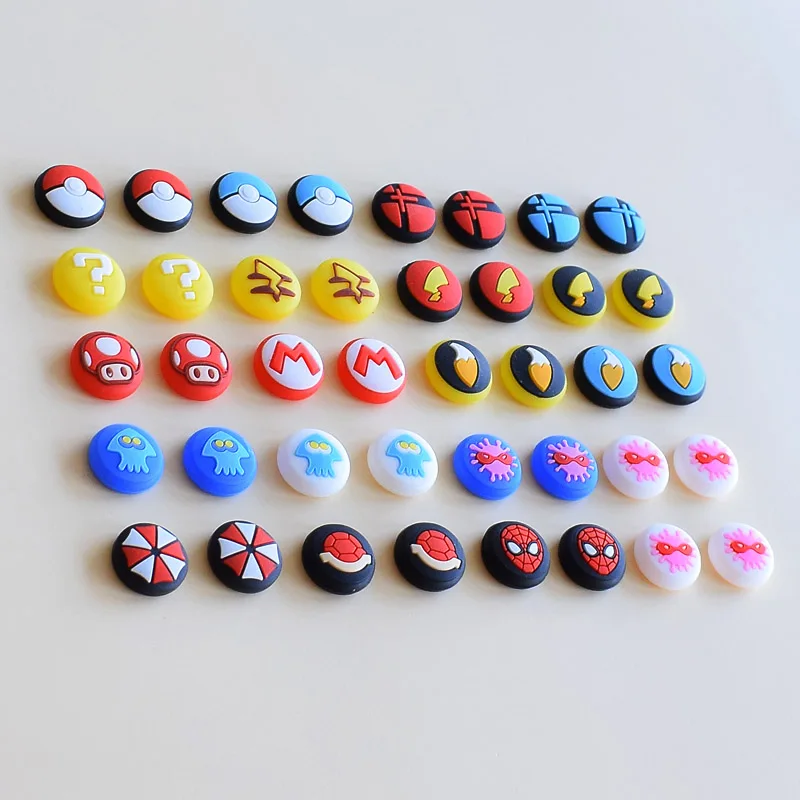 4 pcs Silicone Analog Thumb Stick Grips Caps For Nintend Switch NS JoyCon Controller Thumbsticks Cap Skin Lite Cover | Электроника