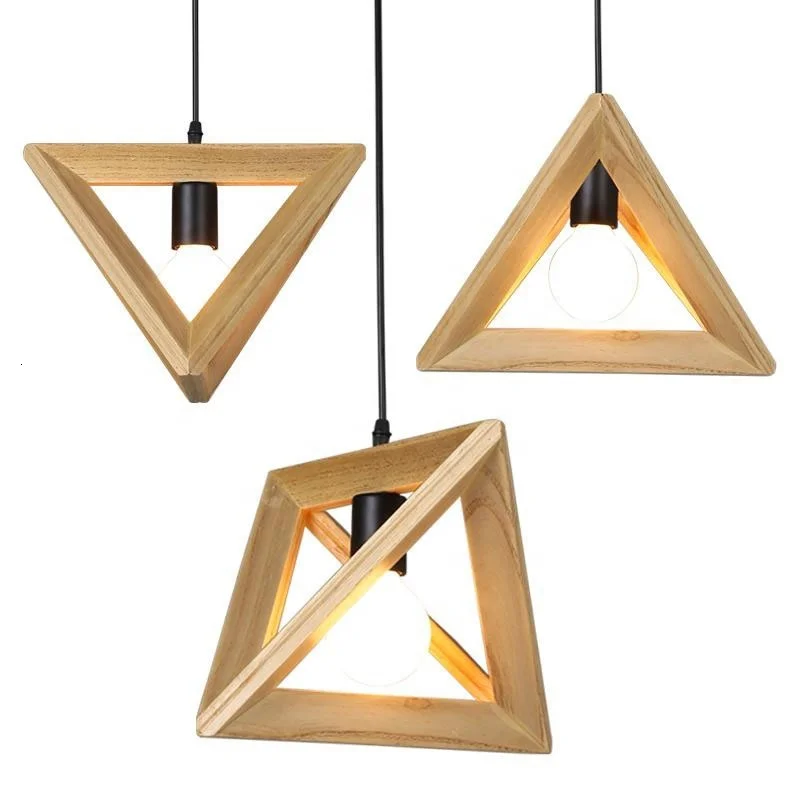 Подвесной светильник в виде сосновой шишки современном скандинавском стиле |