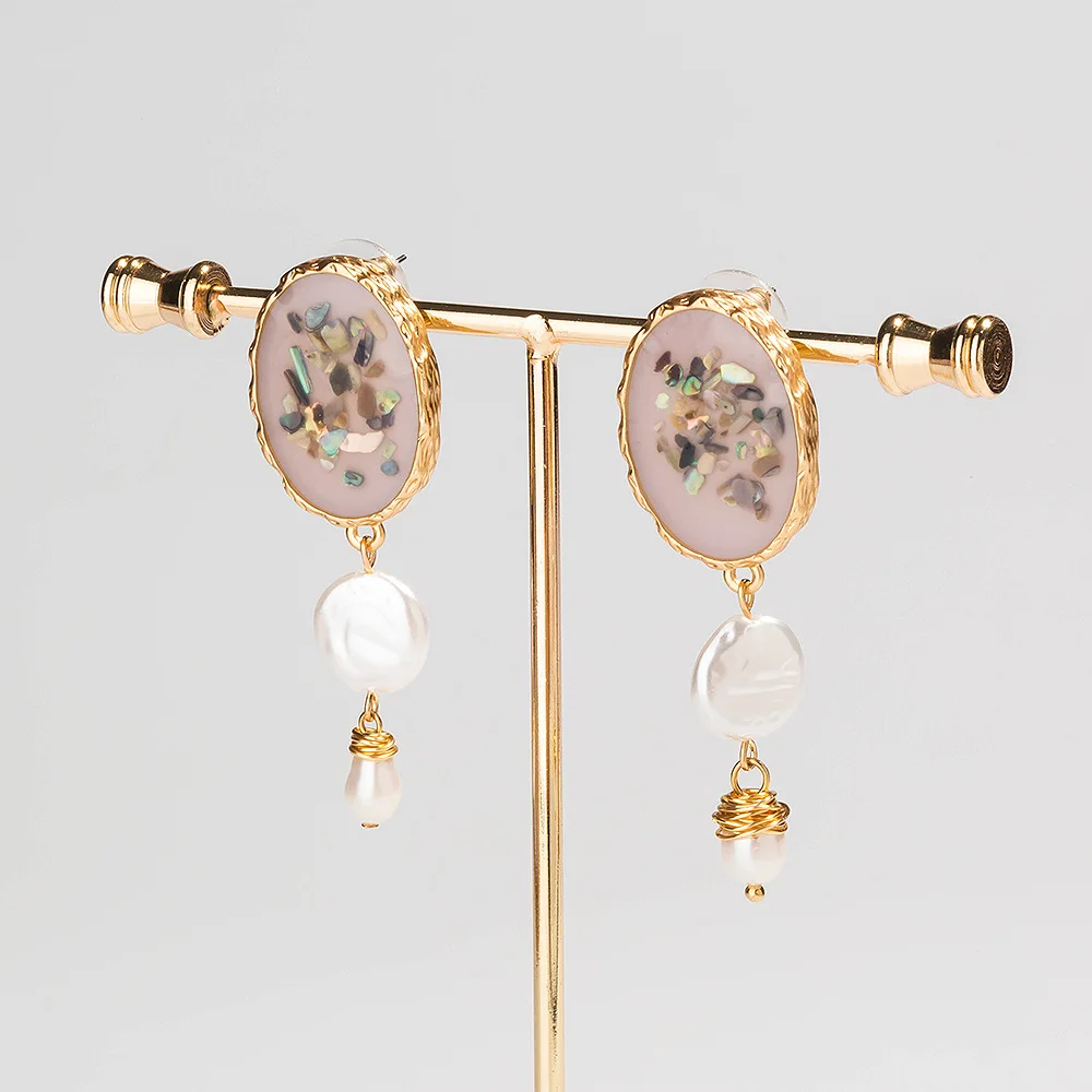 Женские серьги-подвески с бусинами и жемчугом | Украшения аксессуары