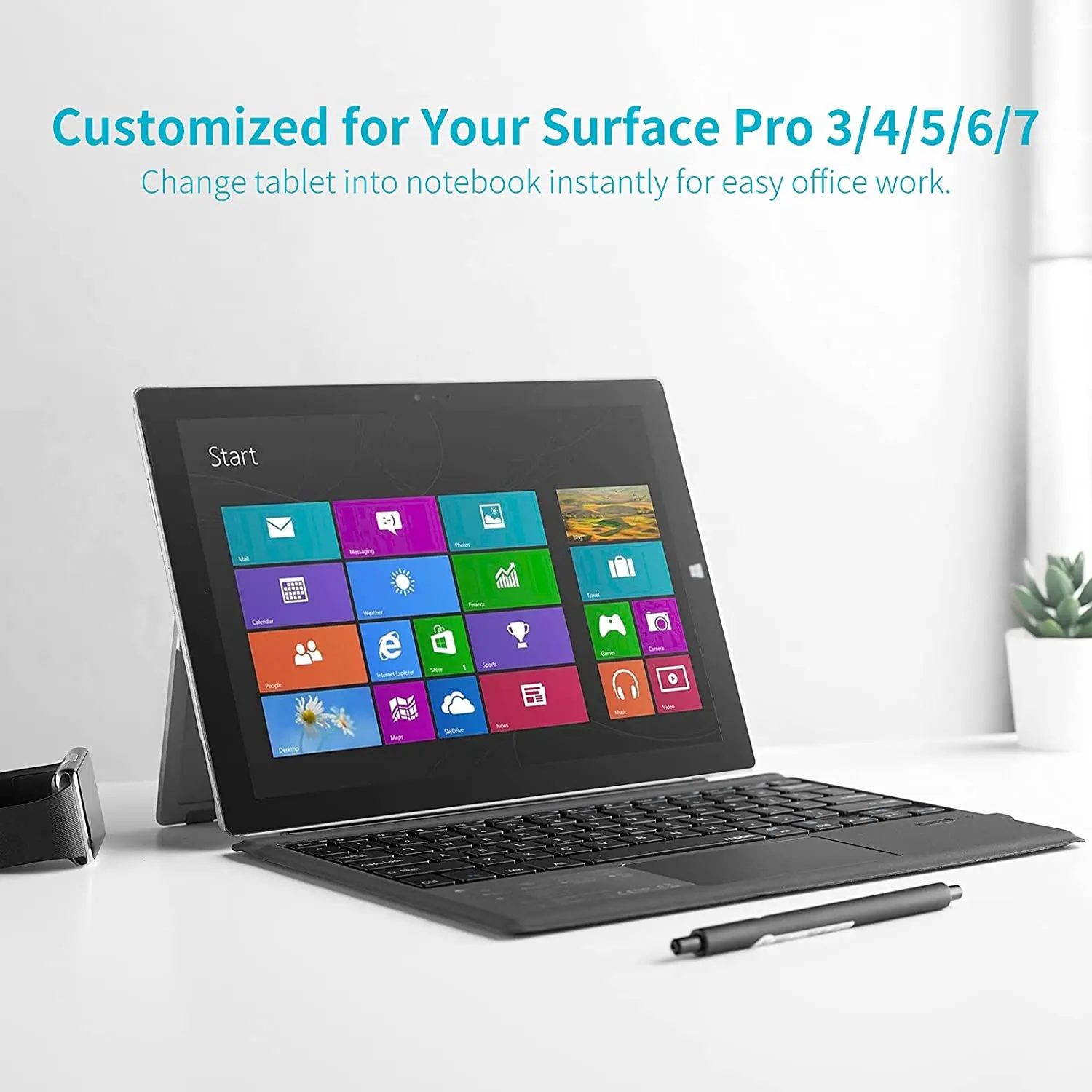 Чехол Rapoo для планшета с Bluetooth и клавиатурой Microsoft Surface Pro 7/6/5/4 12 дюймов трекпадом