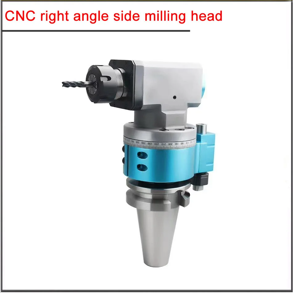 SK40 BT30 BT40 BT50 AG90 ER16 20 ER25 32 40 ЧПУ боковая фрезерная головка прямоугольная поперечная