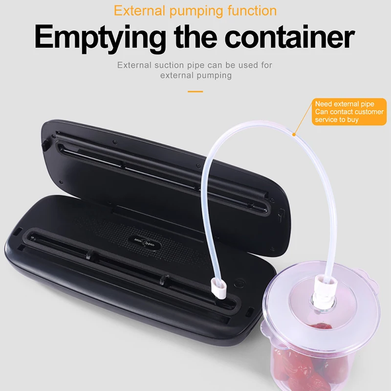 Электрическая вакуумная упаковочная машина в том числе бесплатные пакеты 10 шт.