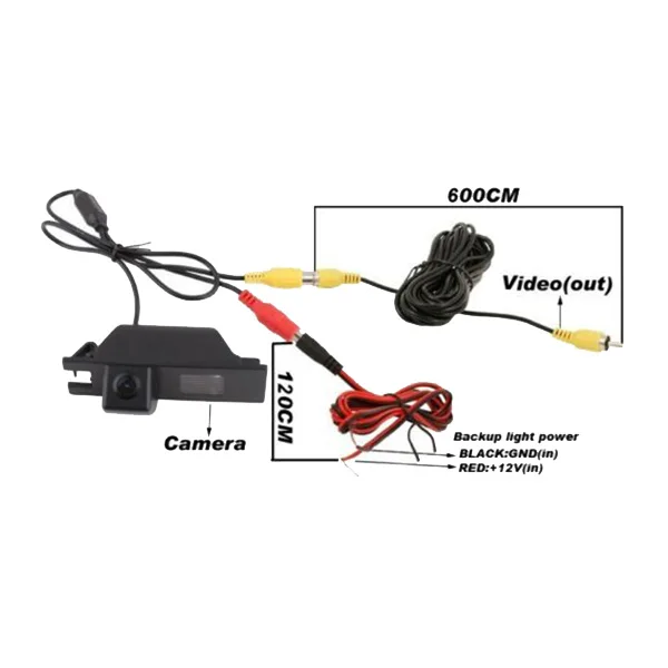 

Car Universal Reverse Rear View Backup 170 Wide Angle HD Color Camera Parking Monitor for Honda Toyota Ford Hyundai