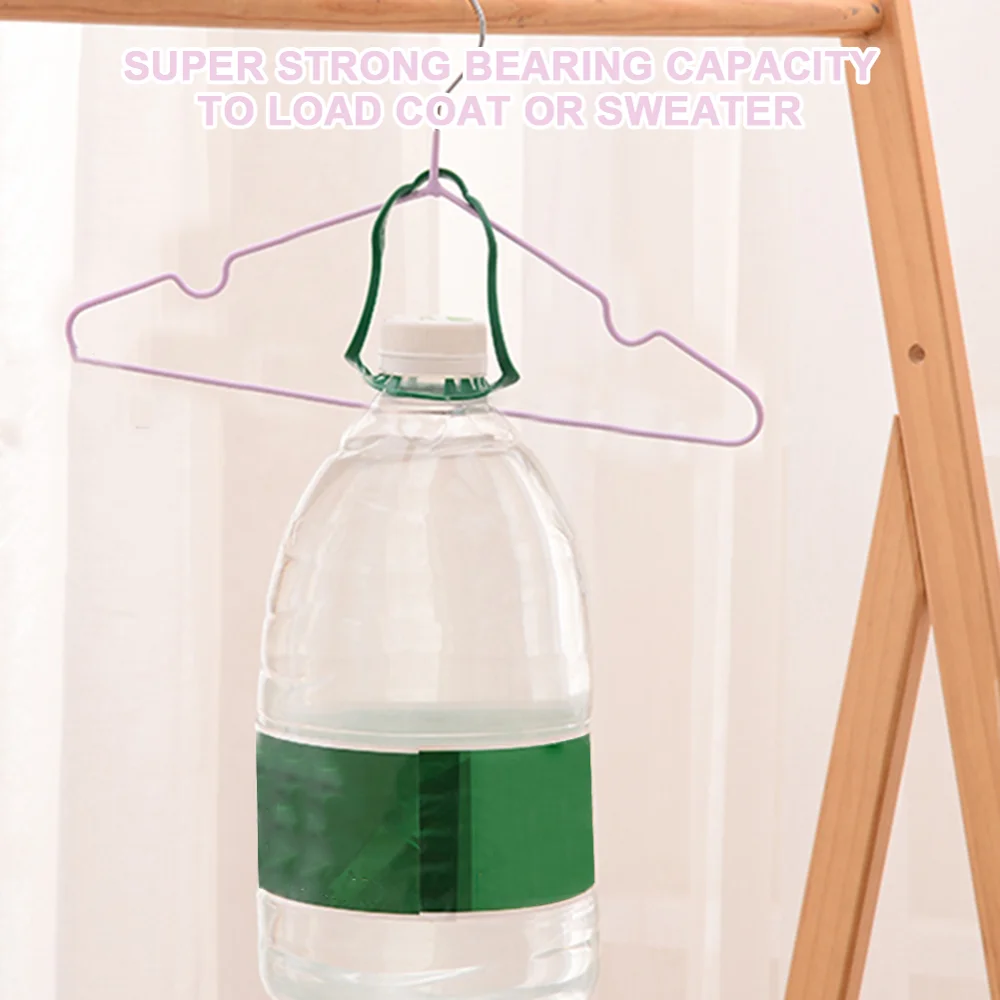 10 Pcs Children Adult Clothes Hanger Drying Rack Non-Slip Metal Shirt Hook Hangers Coat Accessories |