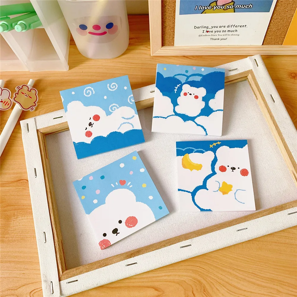 Милый маленький медвежонок милые канцелярские принадлежности N Times липкие нотки