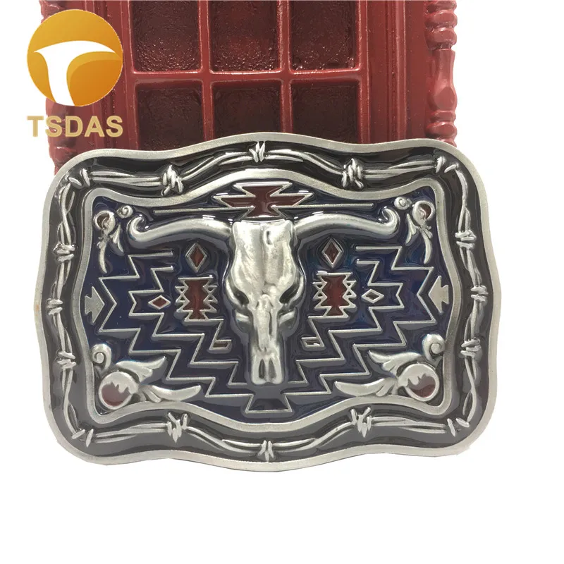 Металлическая пряжка для ремня с головой коровы в стиле ретро | Дом и сад
