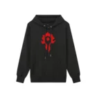 Мужские толстовки Warcraft, весенне-осенние хлопковые толстовки с капюшоном, Повседневные пуловеры с длинным рукавом, одежда для мальчиков, толстовки с ордой