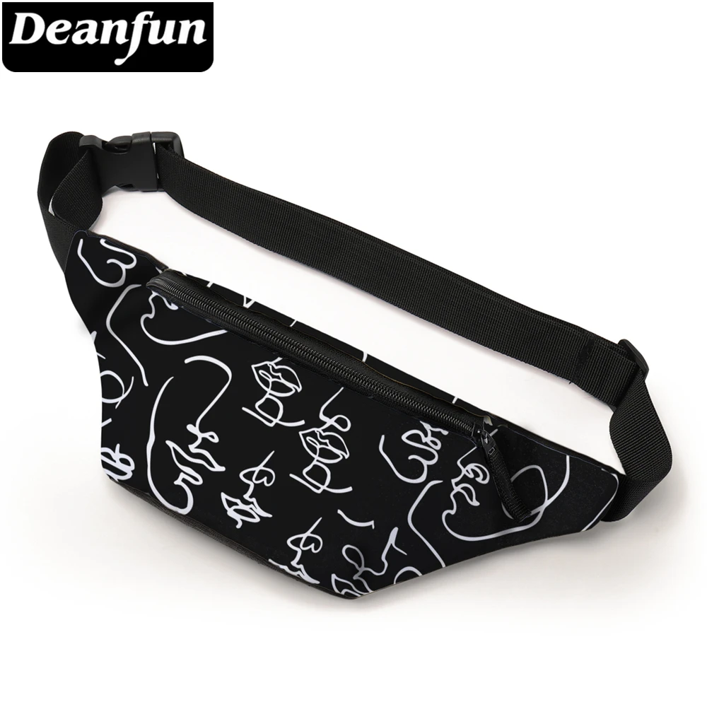 Поясная Сумка Deanfun 18089 для женщин забавная Прочная Повседневная сумочка на молнии