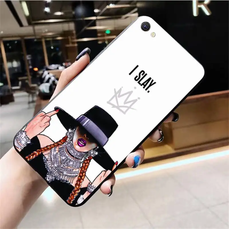 Beyonce I slay чехол для телефона Vivo Y91c Y17 Y51 Y67 Y55 Y93 Y81S Y19 V17 vivo s5|Бамперы| |