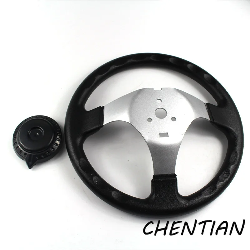 

168CC GO KART KARTING UTV BUGGY 7.8CM Flange ATV Front Steering Gear Rack Universal Joint Tie Rods With Steering Wheel