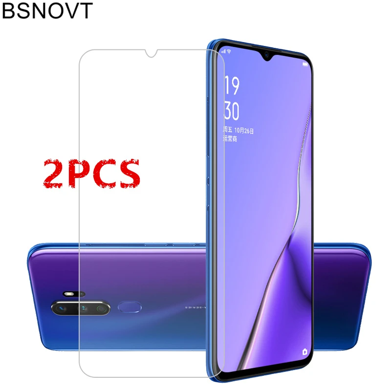2 uds Protector de pantalla para OPPO A5 2020 vidrio 6,5 pulgadas Anti-sratch vidrio templado para OPPO A5 2020 pel&iacute;cula para OPPO A5 2020 vidrio-2