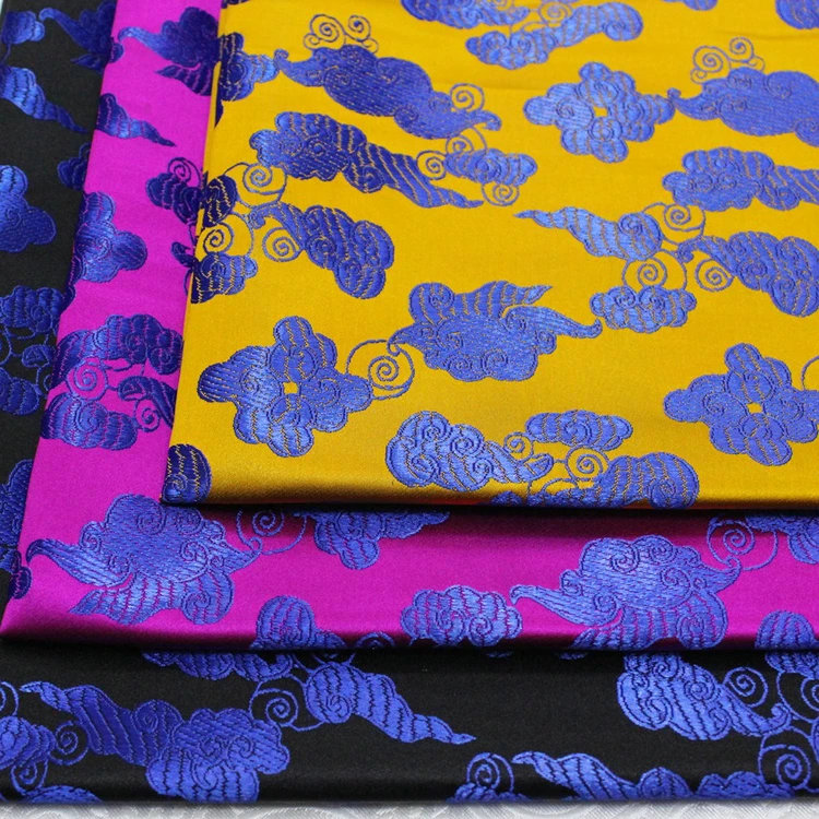 Фото Жаккардовая ткань из парчовой ткани чонсам платье Тан детская одежда
