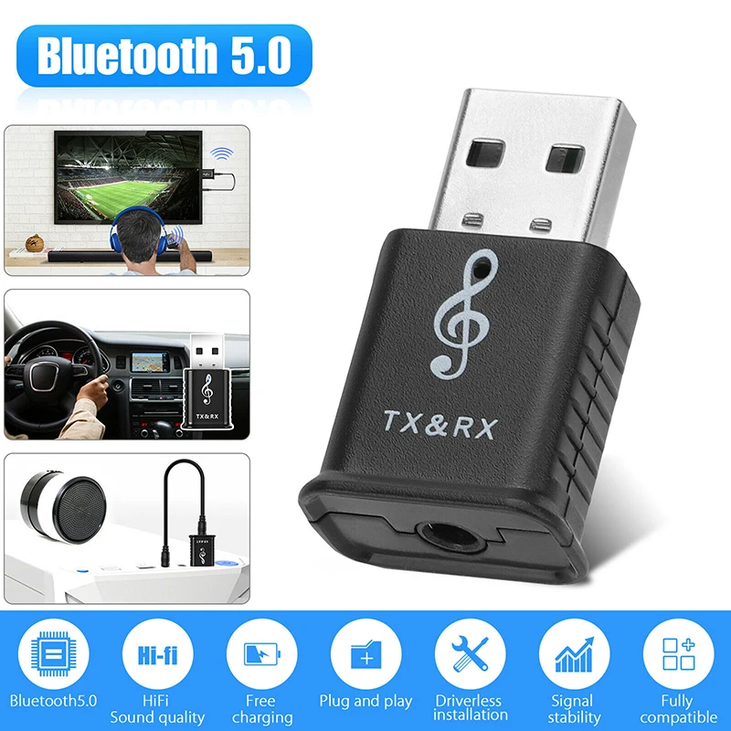 3 5 мм AUX стерео беспроводной адаптер USB Bluetooth 0 передатчик приемник ТВ динамик