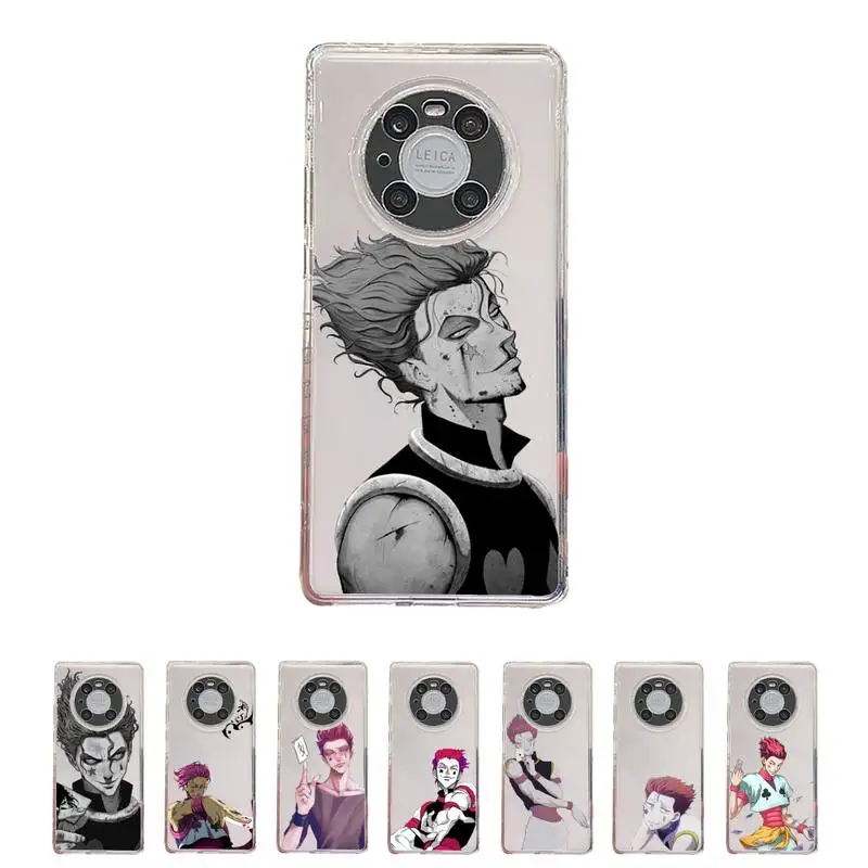 

Hunter X Hunter Killua Zoldyck Phone Case Transparent For Huawei honor V 40 30 20 X note 10 pro lite max s Soft TPU Mobile bags