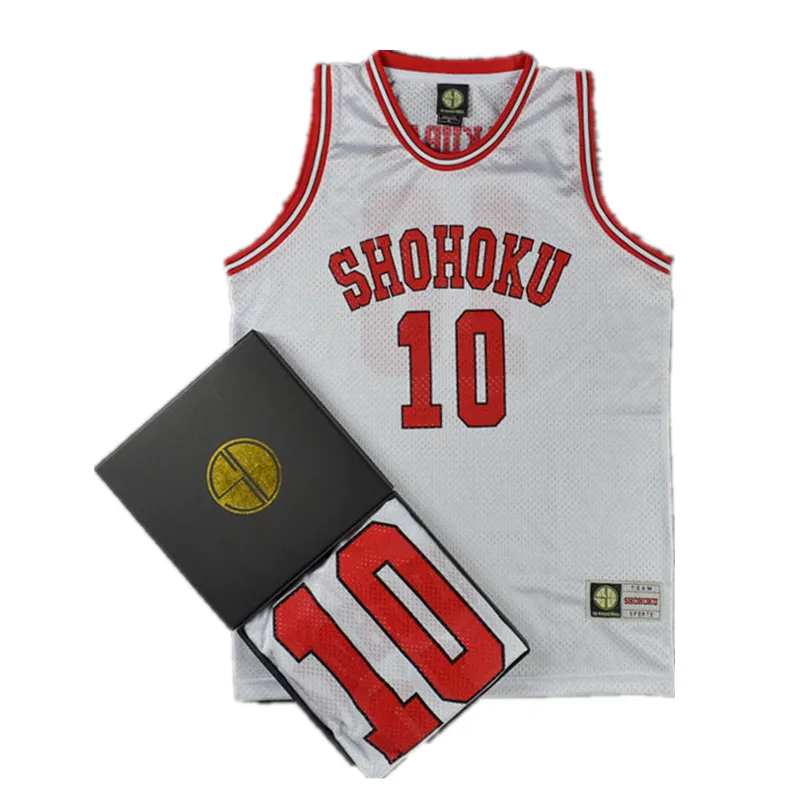 Аниме SLAM DUNK Косплей Костюм Hanamichi Sakuragi Rukawa Kaede для взрослых и детей Баскетбольная одежда Джерси