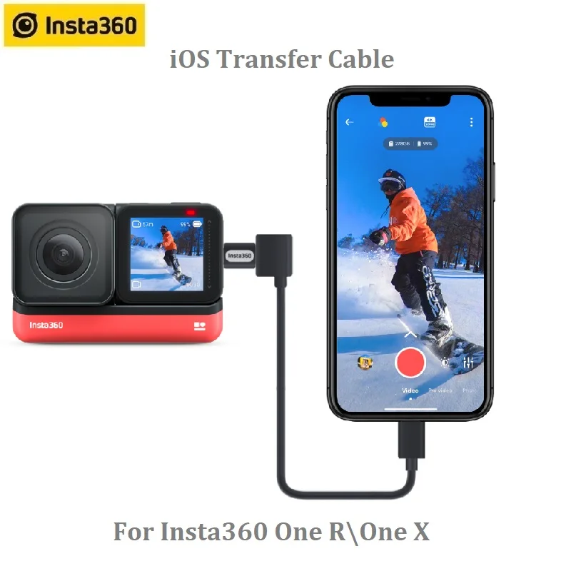 Кабель для передачи данных Insta360 ONE R iOS аксессуары линии Insta 360 One | Электроника
