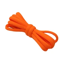 top coolstring vibrant orange pure cotton polyester laces 6mm oval shoe accessories high quality cords for drop shipping in bulk