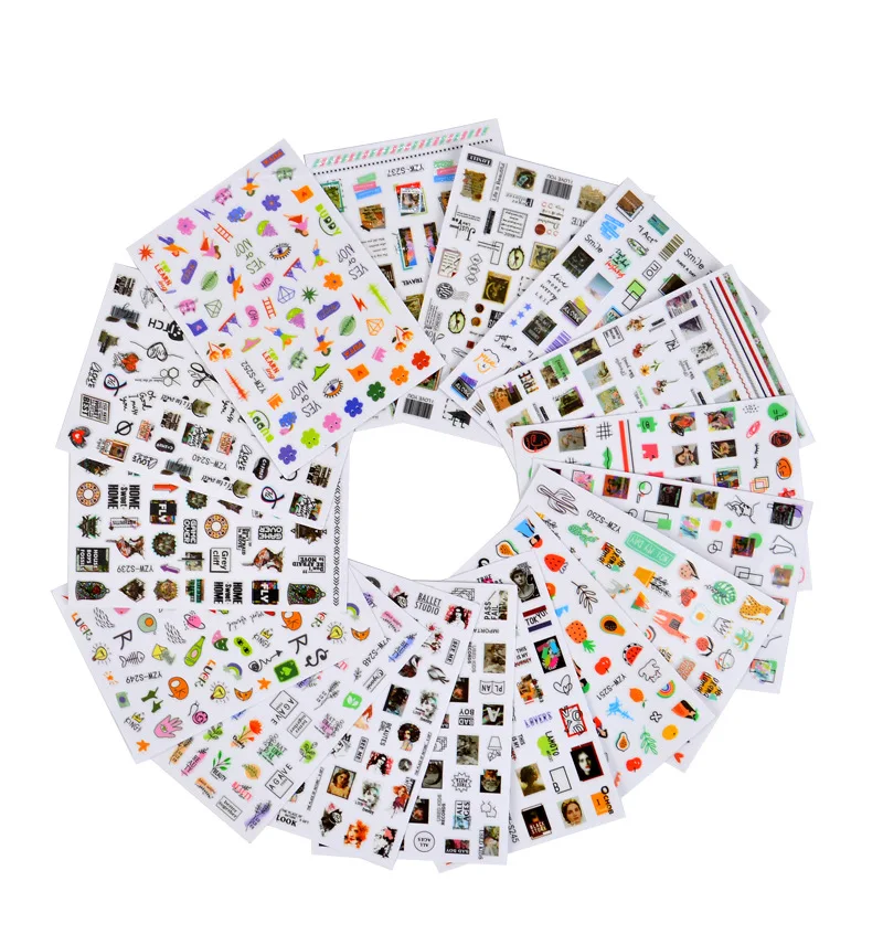 

Adhesive 3D Faces And Plaster Statues Nail Sticker Nail Art Foil Paper Nailart For Manicure Design Nails Props Design For Nails