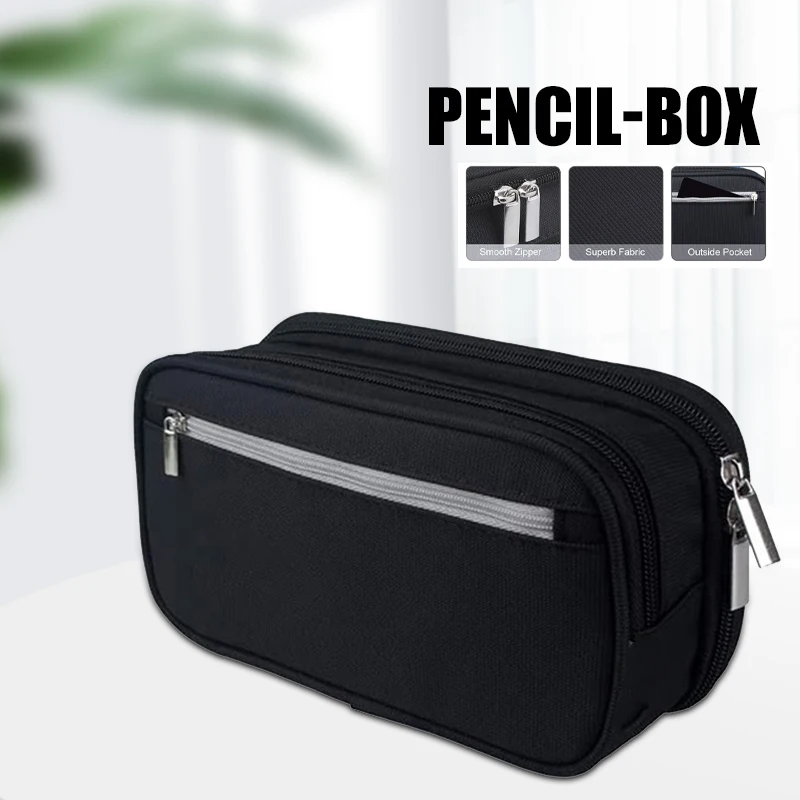 

Large Capacity Pencil Case Multifunctional 3 Layers Stationery Storage Bag Great Gifts for Boys and Girls NIN668