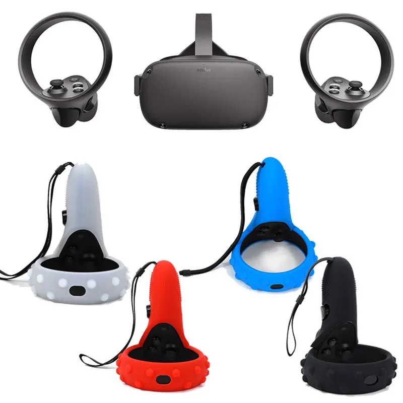 Для Oculus Quest/Rift S VR контроллер защитный чехол силиконовый для пальца ручка набор