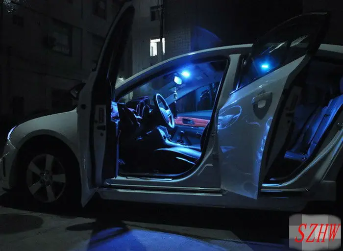 July King Ice Blue LED подсветка для чтения салона автомобиля чехол Chevrolet Cruze Excelle GT Verano 4