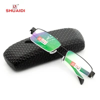 shuai di simple ably commercial tr90 ultralight reading glasses with case multilayer coated lens 1 1 5 2 2 5 3 3 5 4