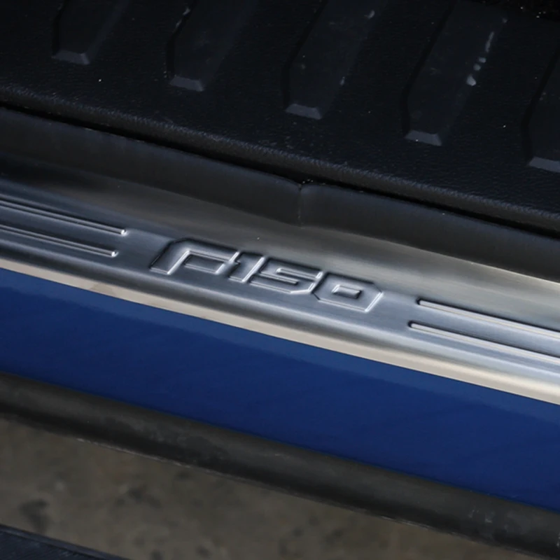 Защита дверных порогов ДЛЯ Ford F150 2015 2018 защита для входа педали декоративные