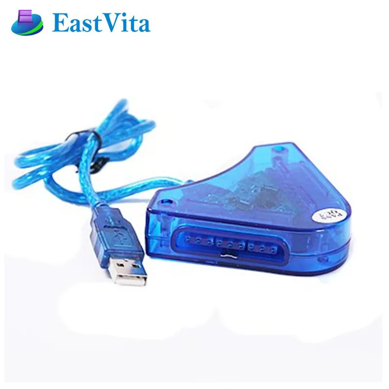 Кабель-переходник для джойпада Game USB Dual Player PS2 Playstation 2 игровой контроллер с CD