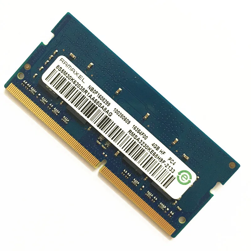 

Оперативная память для ноутбука RAMAXEL DDR4 4 Гб 2133 МГц SODIMM 1,2 в