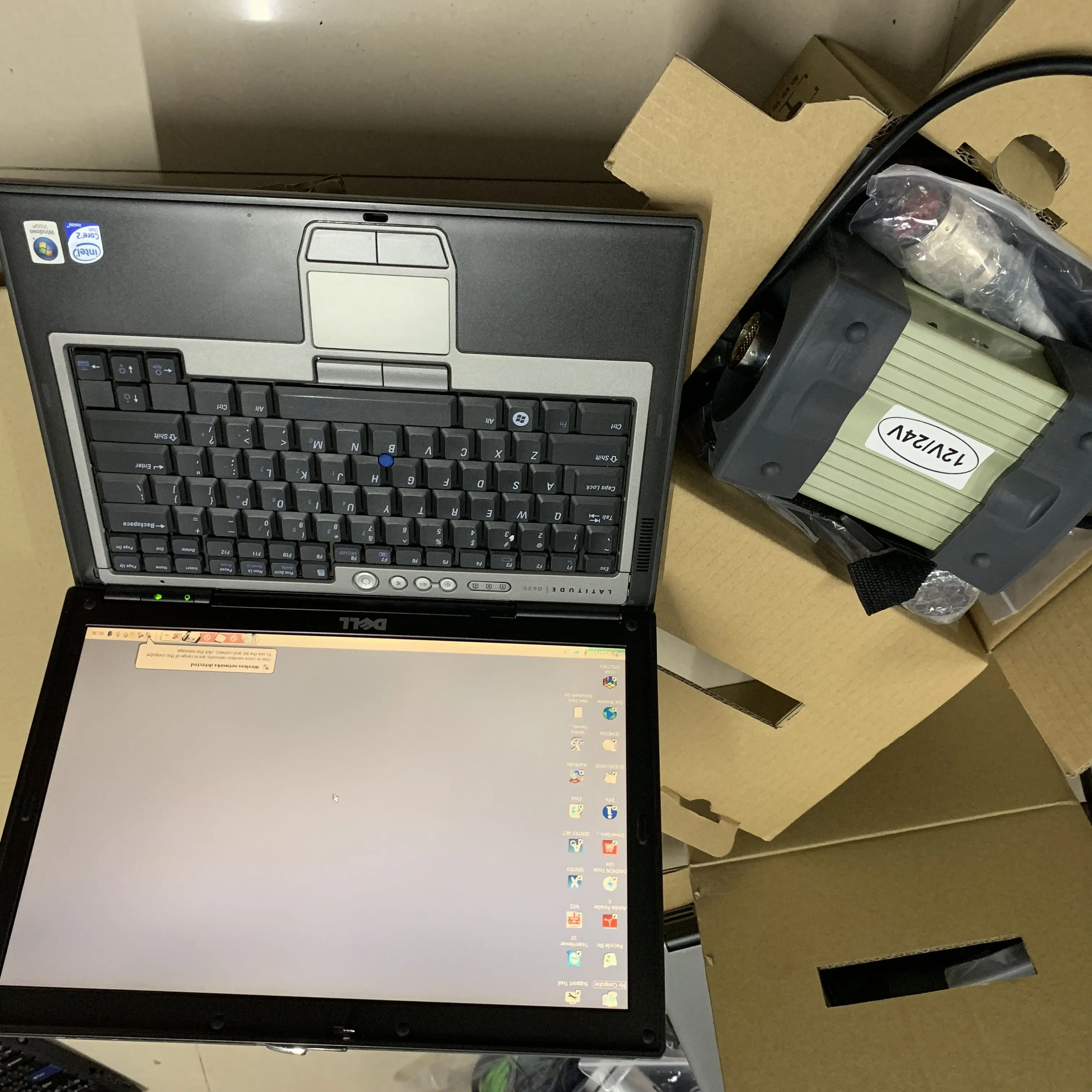 Мультиплексировщик MB STAR C3 с ноутбуком D630 и по 320 Гб HDD SD Connect диагностический