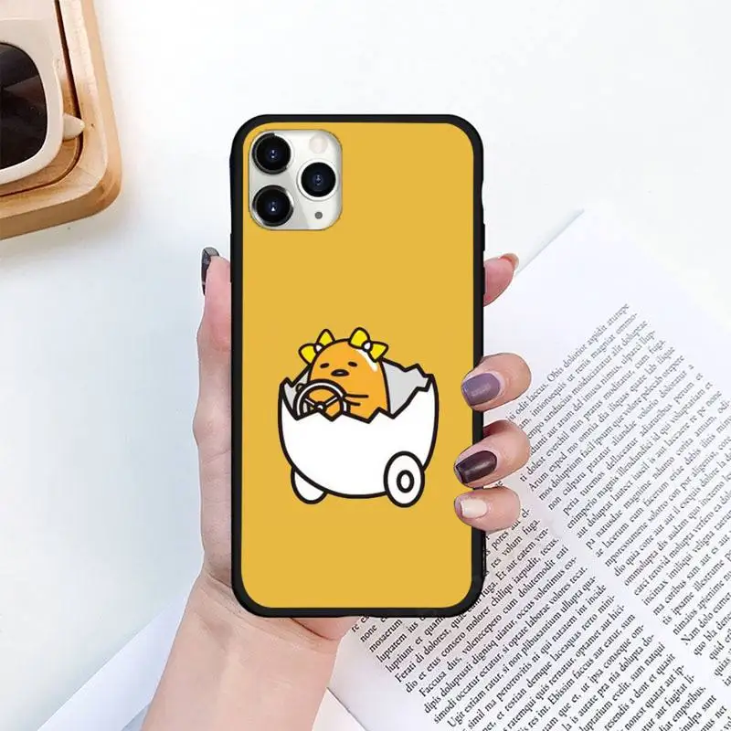 

Cute Gudetama Lazy Egg Phone Case for iPhone 11 12 pro XS MAX 8 7 6 6S Plus X 5S SE 2020 XR mini