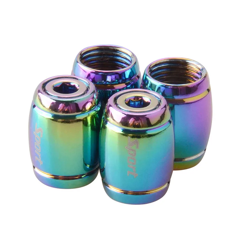 

Car Wheel Tire Valve Cover 4 Piece Decorative Aluminum Universal Anti-theft Tire Valve Stems Caps,Car Accessories